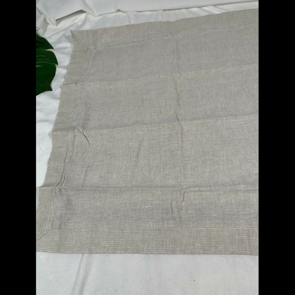 NIB‎ Hotel Collection Natural Linen (1) Standard Sham Pillow Case - Picture 6 of 12